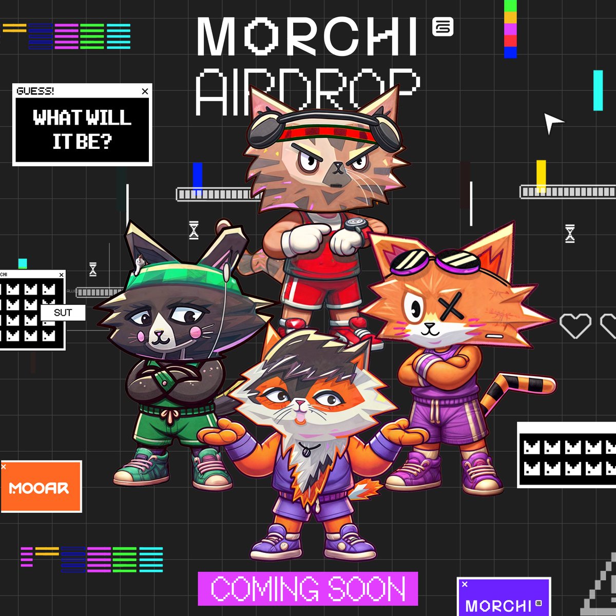 All #Morchi Achievement NFT holders are now like Morchi characters in this poster!😹⏳
As previously announced, the airdrop is set for November, and I can’t wait to see what it brings!🔥
What do you think it could be? Could it be connected to #MOOAR, #GasHero, or maybe even