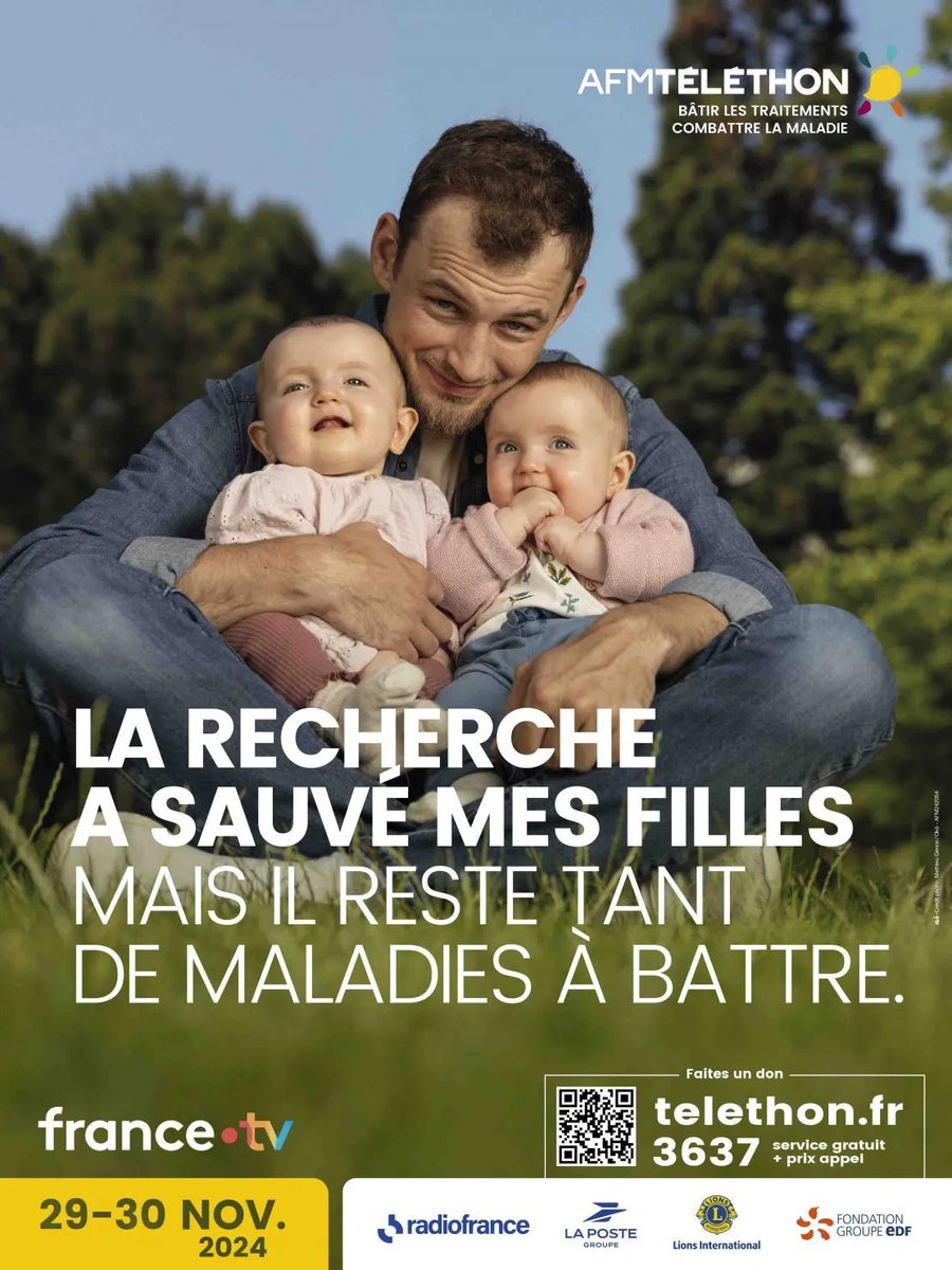 👧🧑 Ils sont les visages de l’espoir : nos jeunes ambassadeurs du Téléthon 2024 !

Ces enfants sont aujourd’hui la preuve que chaque don compte. Leur chemin vers la guérison est rendu possible grâce à vous et aux efforts inlassables des médecins et chercheurs. 💛💉