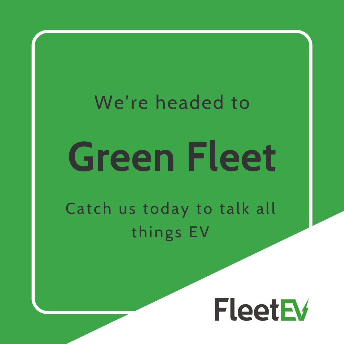 We’re headed to the Green Fleet event today in Techniquest, Cardiff Bay!

Catch the FleetEV and PLUG team, and keep an eye out for our CEO, Jarrad Morris’ speaking spot. 

#GreenFleet #Event #Stand #Innovation