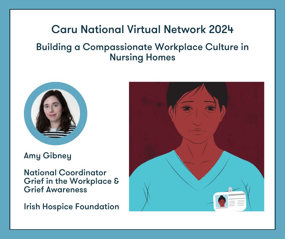 “The expectation that we can be immersed in suffering and loss daily and not be touched by it is as unrealistic as expecting to be able to walk through water and not get wet.’’

📅Wed 27th Nov
📍Zoom Webinar
Register 👉 tab.so/caru-virtual-n…

<a href="/AIIHPC/">All Ireland Institute of Hospice & Palliative Care</a> <a href="/HSELive/">HSE Ireland</a> <a href="/IrishHospice/">Irish Hospice Foundation</a>