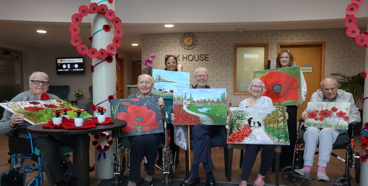 careuk's tweet photo. Yesterday our homes marked Remembrance Day with poppy displays, wreath laying and memorial ceremonies to remember those who lost their lives in the line of duty.

#trustedtocare #wecare #caring #passionate #teamwork #lestweforget https://t.co/jBs7lsYMWc