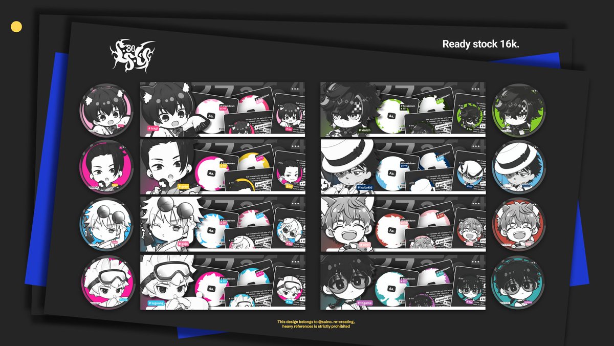 salno's tweet image. Help repost ya, makasih. 

Layout ready stock chibi anime 2D dengan harga tertera, ava png + jpg, payment via qris! Berminat jajan bisa langsung DM sekarang ya, makasih banyak. 

#zonauang 🕺🕺