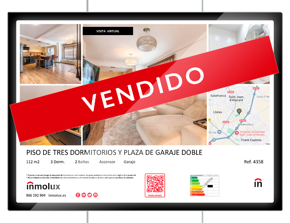 inmolux's tweet photo. Otra vivienda vendida, ¡y ya estamos listos para el próximo reto! 🏡 En Inmolux, nos enorgullecemos de ayudar a cada cliente a encontrar lo que realmente busca. Contacta con nosotros. #InmoluxContigo #ViviendaEnAlicante
https://t.co/9dAZo0QQIA https://t.co/SAgHufb8ks