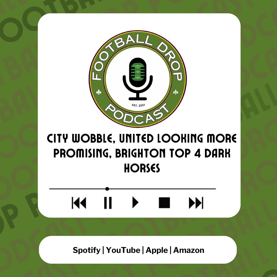 NEW episode dropped before the boring international break! We talk England, City, Brighton &amp; Newcastle! open.spotify.com/episode/3KBvbJ… #podcast #footballpod #dropthepod #premierleague