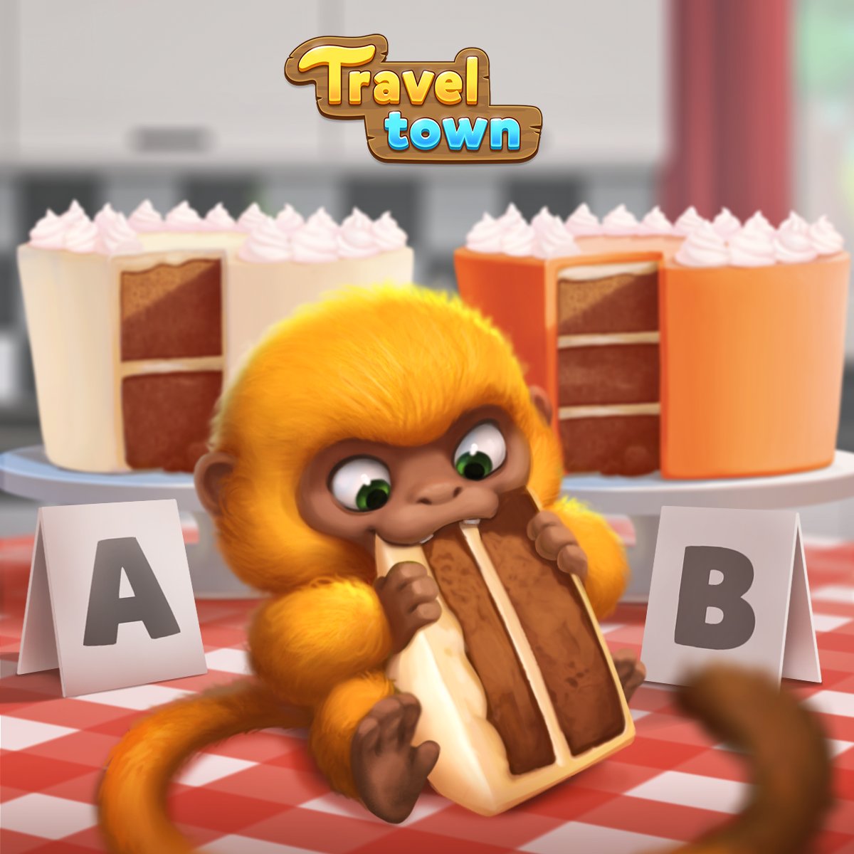 💎𝟭𝟱𝟬 𝗗𝗜𝗔𝗠𝗢𝗡𝗗𝗦 𝗰𝗼𝘂𝗹𝗱 𝗯𝗲 𝗬𝗢𝗨𝗥𝗦!💎

🍰 Taffy is stuffed with sweetness!
🍰 Tell us which cake Taffy took a bite of and YOU might just be our winner! 
🍰 Is it A or B?

Free ⚡️ boost → traveltown.me/48rlkpR

#TravelTown