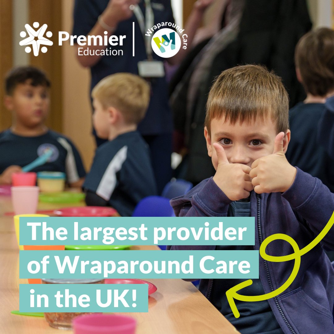 Premier Education is currently the largest Wraparound Care provider in the country. 

By offering on-site breakfast and after-school clubs, your school can support busy working parents while extending social and learning opportunities for your pupils. hubs.ly/Q02WB3VS0