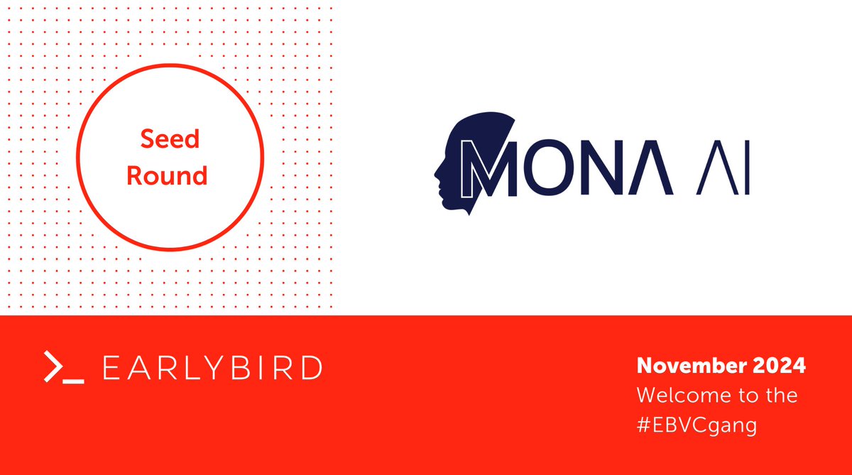 EarlybirdVC's tweet image. 💫 Mona AI raised EUR 2M to revolutionize recruitment! 

MonaAI is on the road to expand throughout the DACH region and across the wider European continent. 

Thank you to @EU_Startups and @TFNBreakingNews for covering this exciting milestone. 

#Startups #Spinout #VC #funding