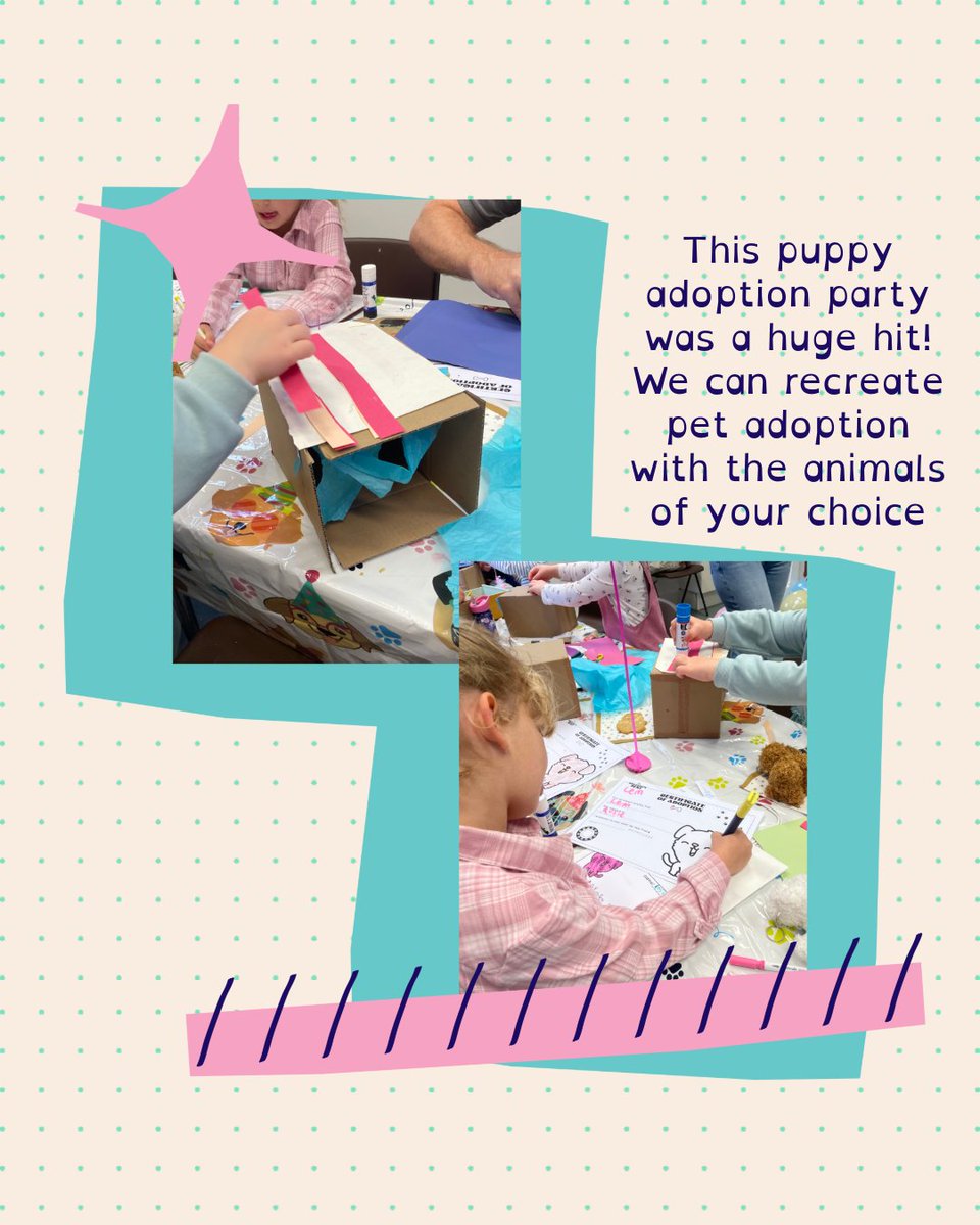 buzzardsnest_lb's tweet photo. Thinking of hosting a pet adoption party? Perfect for winter and a great value alternative to bear-building! Each guest adopts a stuffed pet, builds a cosy home, and a birth certificate. +Tons of optional extras to make it memorable! #PetAdoptionParty #WinterParties #PartyFun https://t.co/3LiSnvjQwQ