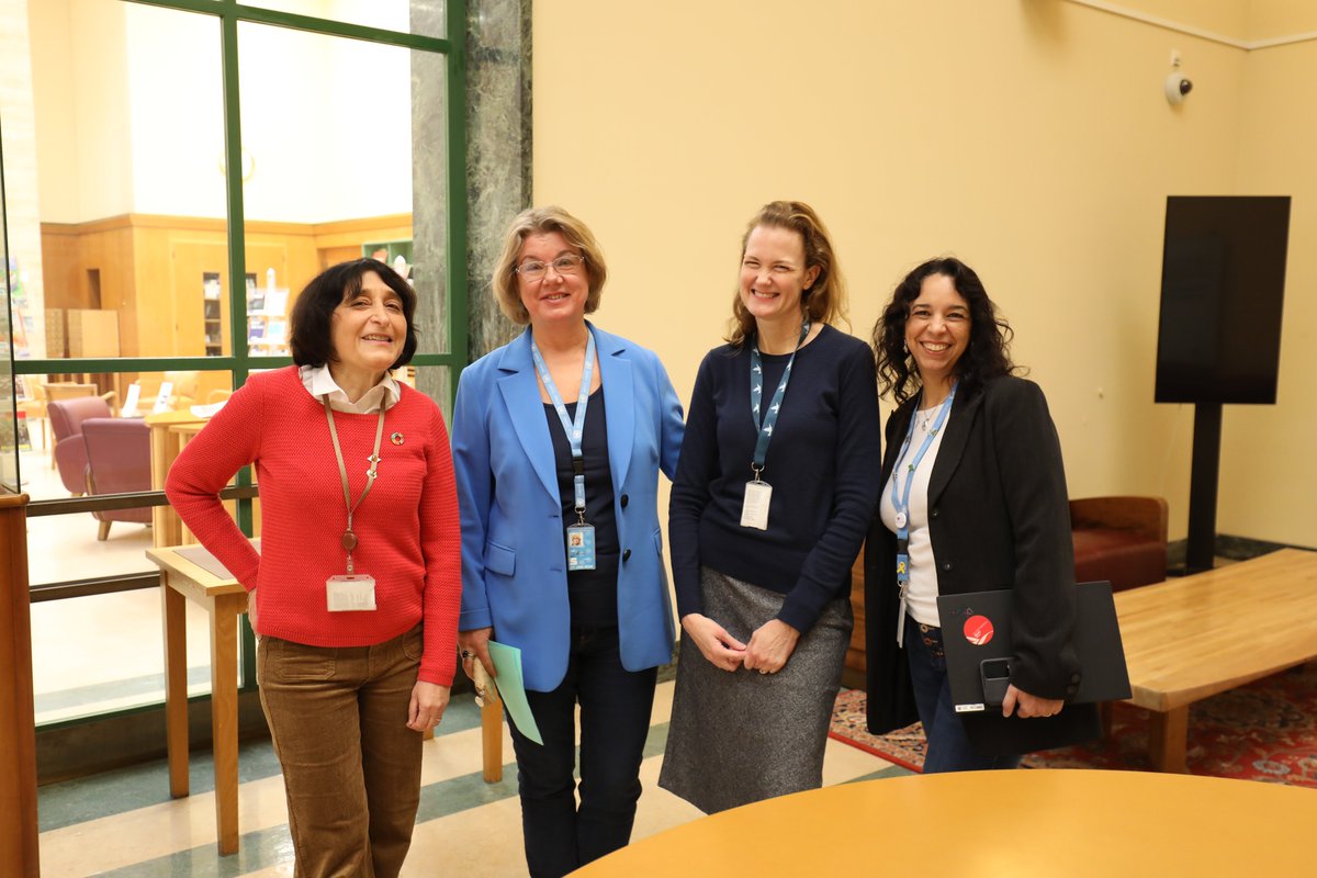 UN Library&Archives Geneva (@unoglibrary) on Twitter photo Happy to have our Library filled with...librarians!📚
This year's annual meeting of UN system libraries is held in Geneva.
Day 1 at <a href="/UNOGLibrary/">UN Library&Archives Geneva</a> featured tours of our collections & the #UNMuseum, and collaborative learning on supporting the #SDGs as we near 2030. Happy to have our Library filled with...librarians!📚
This year's annual meeting of UN system libraries is held in Geneva.
Day 1 at <a href="/UNOGLibrary/">UN Library&Archives Geneva</a> featured tours of our collections & the #UNMuseum, and collaborative learning on supporting the #SDGs as we near 2030.
