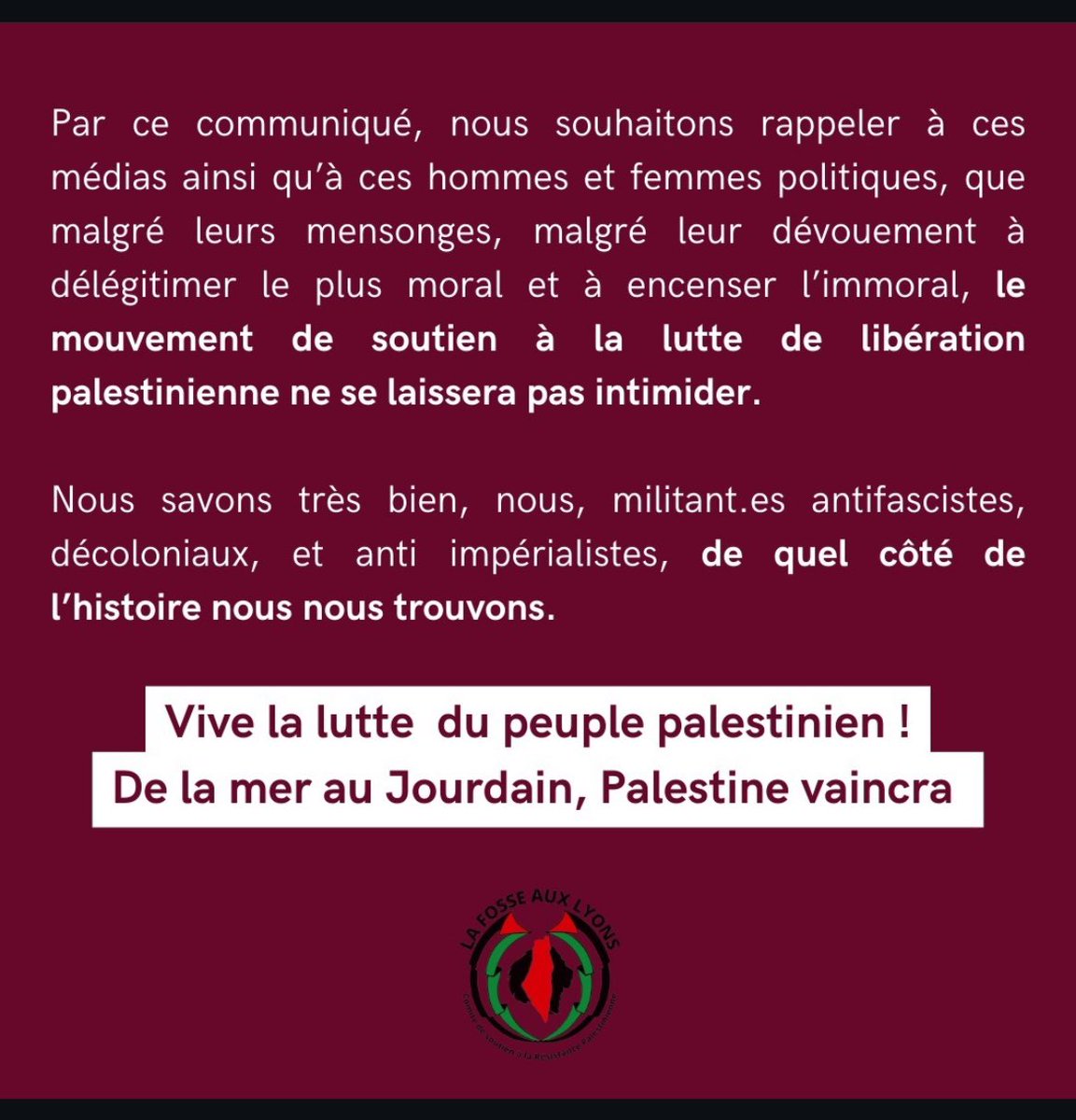 La Fosse Aux Lyons tweet media