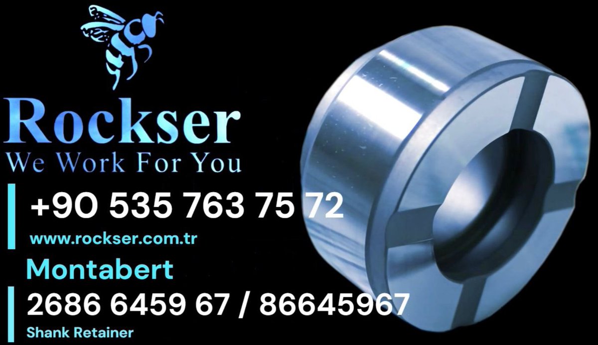 IncRockser's tweet photo. 2686 6459 67 / 86645967 Shank Retainer
Rockser Inc. - https://t.co/EvCikbsTBW
Montabert Rock Drill Drfiter Alternative Spare Parts Manufacturer
We Work For You
Rockser isKnowledge, Knowledge is Everything
#Sparepart #Manufacturer #Rockser #ShankRetainer #Montabert #Alternative https://t.co/q4T1ujJscr