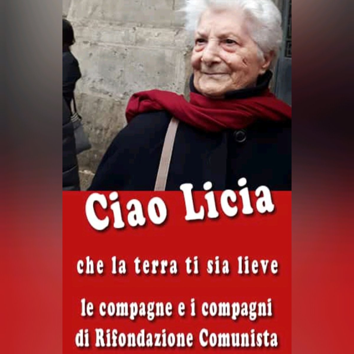 direzioneprc's tweet image. Licia #Pinelli era una donna coraggiosa che ha lottato per ottenere verità e giustizia sulla morte dell'uomo che amava e per tutte le altre vittime della strage di #PiazzaFontana
A Claudia e Silvia l'abbraccio fortissimo di tutte le compagne e i compagni di Rifondazione Comunista
