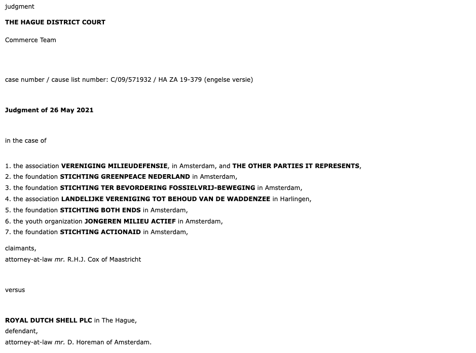 🔥👩‍⚖️ hot take on 🇳🇱Dutch Appeal Court ruling in
#ClimateShellCase: Appeal Ruling Grants Shell Temporary Reprieve but Reaffirms Obligation for Fossil Fuel Companies to Limit Carbon Emissions
#ClimateLitigation #klimaatzaak 
🧵more in thread below -incl link to ruling in English ⬇️