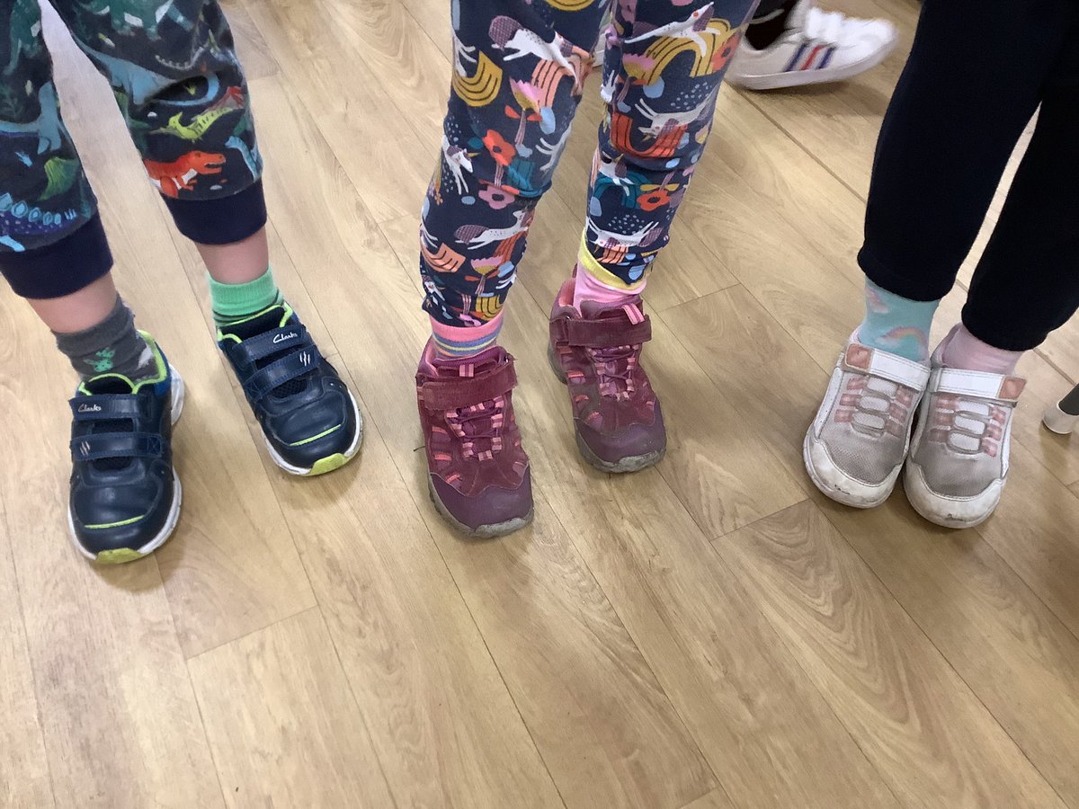 eshceprimary's tweet photo. It is Anti-bullying week and we are celebrating the great fact that we are all different but all unique. What a wonderful thing. Here are our odd socks for Odd Socks Day #antibullying #OddSocksDay https://t.co/rmY2ePjLpD