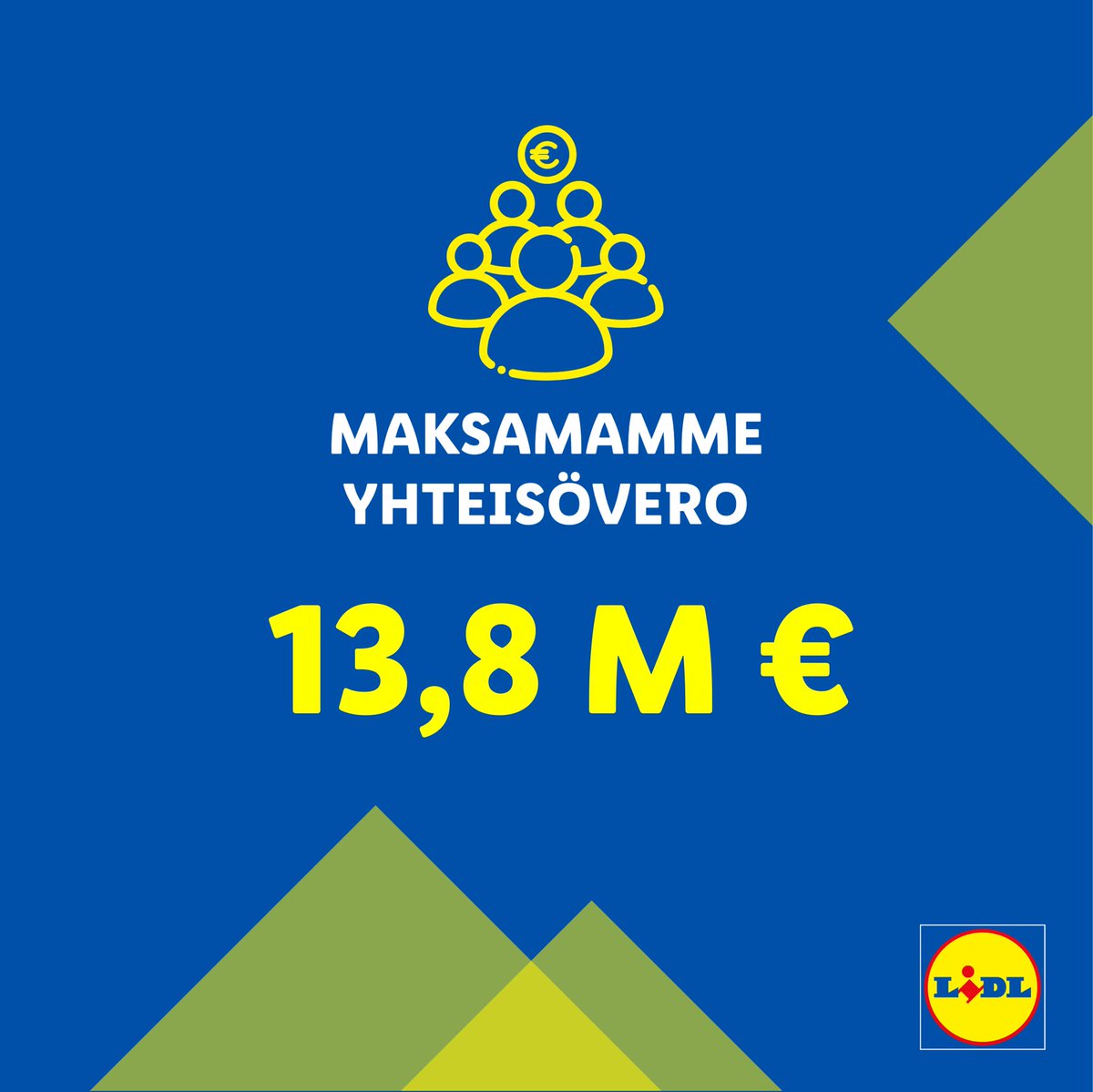 Olemme Suomessa yksi merkittävimmistä kansainvälisistä yhteisöveron maksajista. 💰 💙
 
Maksoimme Suomelle 13,8 miljoonaa euroa yhteisöveroa viime vuonna. 💰 
 
Verojen lisäksi tuomme Suomeen esimerkiksi työpaikkoja ja teemme tänne investointeja. ↗ 

#veropäivä