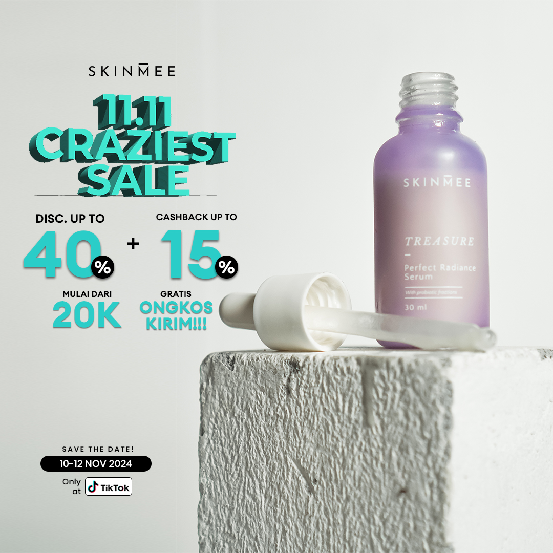 OfficialSkinmee's tweet photo. Siapa yang nanyain kapan diskon lagi Skinmee?

Yuk mumpung last day 11.11 langsung di checkout di marketplace favorite kamu yahh https://t.co/bzwbwW5zY3