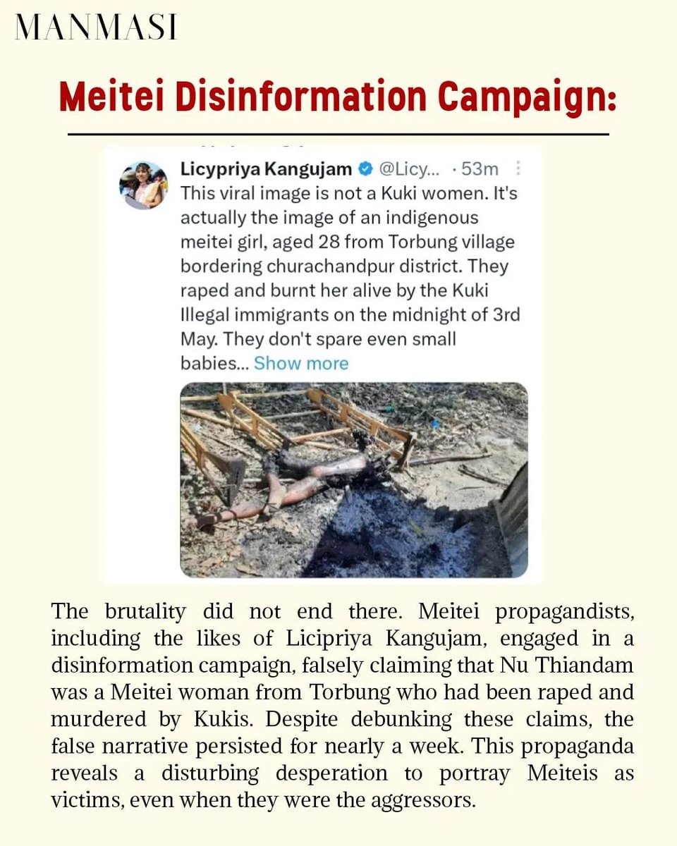 the_humane_monk's tweet photo. #meiteimentalillness
#meiteipropaganda
#meiterrorsit
#MeiteiWarCrimes https://t.co/jExrwWeNoN