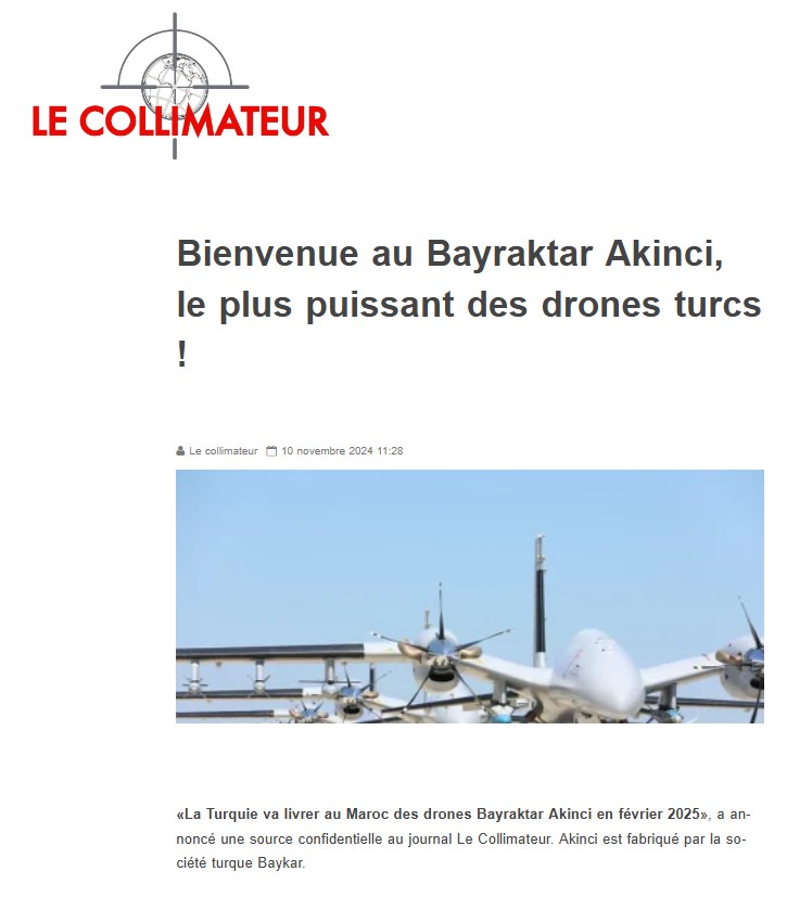 TyrannosurusRex's tweet image. 🇹🇷🇲🇦 @BaykarTech AKINCI Fas yolcusu...
Fas medyasında yer alan iddialara göre, 2021 yılından itibaren kullanmaya başladığı 19 adet Bayraktar TB2'den memnun kalan Fas Silahlı Kuvvetleri, askeri hava kapasitesini daha modern insansız hava araçları ile de geliştirmek amacıyla…