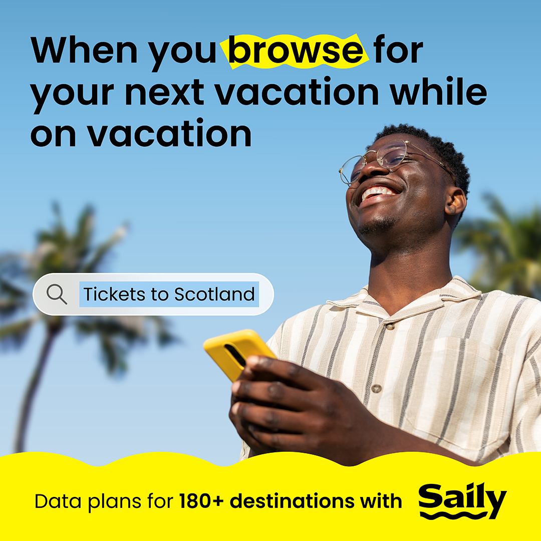 When you have a Saily plan with enough data, you can start contemplating your next travel destination. Psst, we have data plans for 180+ destinations.