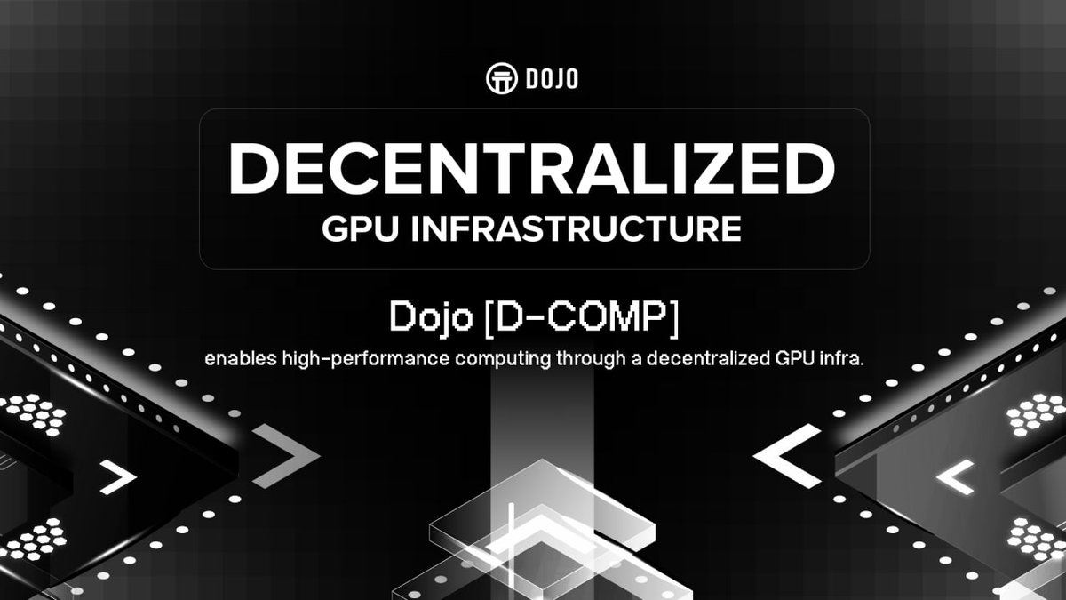 In an industry built on the ethics of decentralization, it's ironic that builders often rely on centralized GPU infrastructure from tech giants.

Dojo [D-COMP] enables high-performance computing through a decentralized GPU infra. 

Approach which aligns perfectly with the