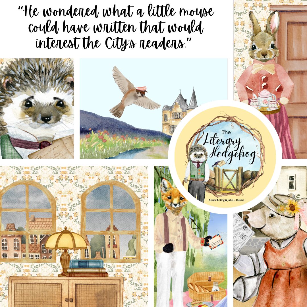 🦔🐭🦊It's LAUNCH DAY!!!🦊🐭🦔
Join Evie on her inspiring adventure and discover how the smallest voices can make the biggest impact! 

Let The Literary Hedgehog spark your child’s imagination and encourage them to follow their own dreams.
mybook.to/LitHedgehog
#GirlsWhoWrite