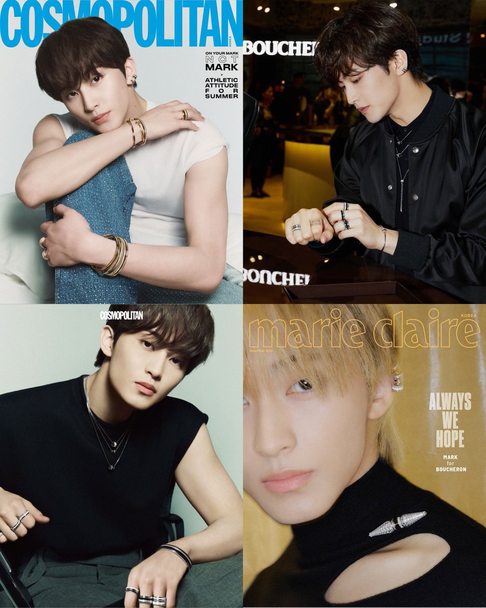 ขอคนละ reply ได้ม้ายคะ 🤩

นี่ว่า Boucheron จีบมาร์คชัวๆๆๆ ถูก เหมาะมาก นายแบบดีเครื่องประดับก็เฉิดฉาย นี่แหละๆ จัดมาเย้อๆ

MARK DECEMBER COVER FOR MARIE CLAIRE
#MarkLeexBoucheron <a href="/Boucheron/">Boucheron</a> 
#MarkxBoucheron #BoucheronxMark