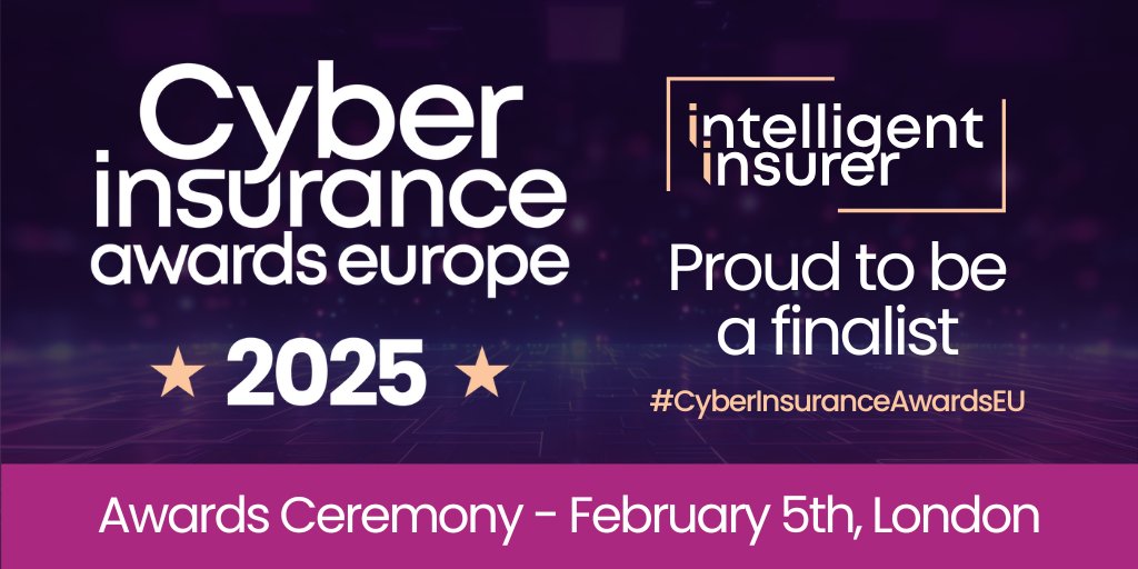 CalQRisk (@calqrisk) on Twitter photo CalQRisk are thrilled to be finalists for the <a href="/intelligentins/">Intelligent Insurer</a> Cyber Security Solution Provider of the Year at the Cyber Insurance Awards Europe 2025!
#CyberInsuranceAwardsEU CalQRisk are thrilled to be finalists for the <a href="/intelligentins/">Intelligent Insurer</a> Cyber Security Solution Provider of the Year at the Cyber Insurance Awards Europe 2025!
#CyberInsuranceAwardsEU