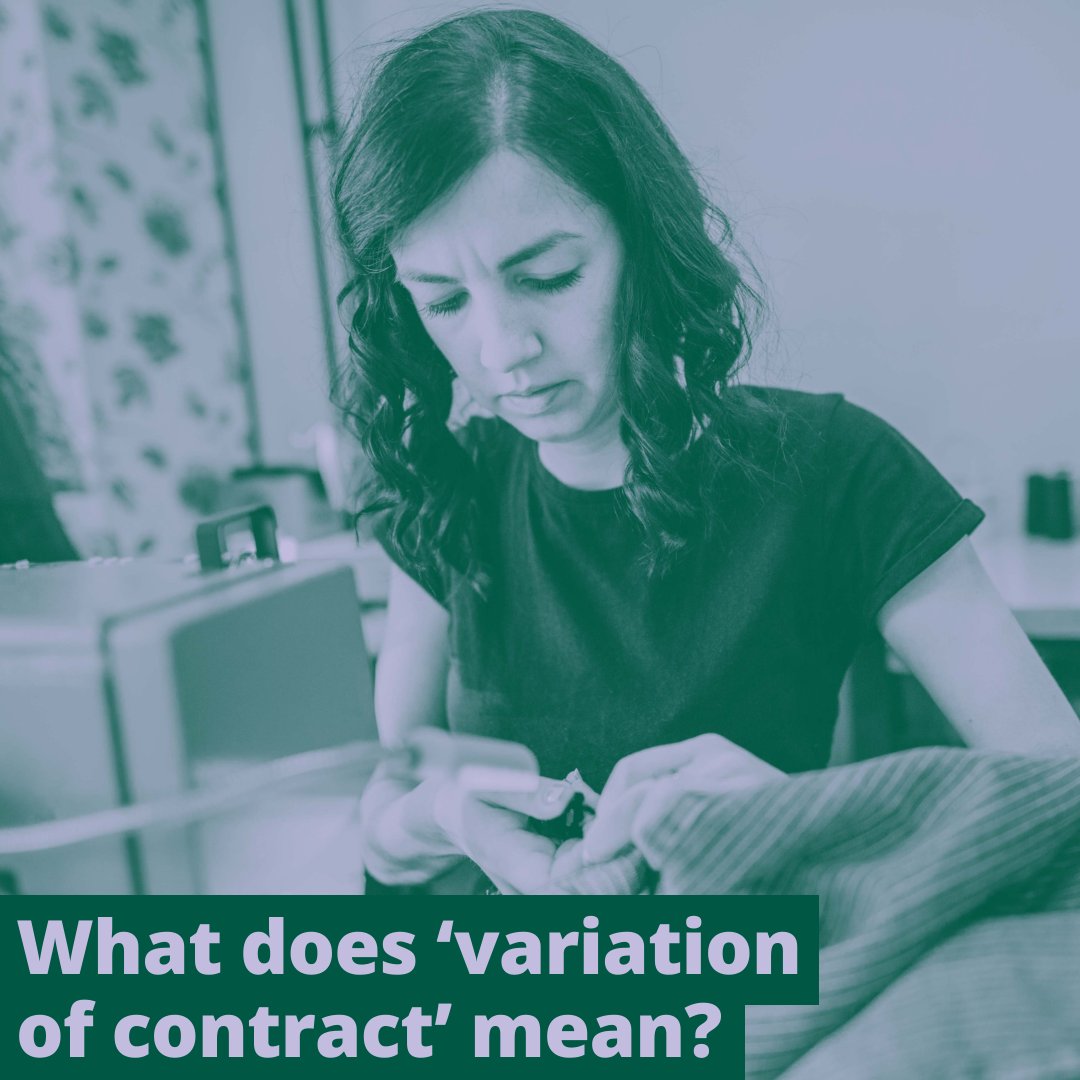 If your employer wants to change a term in your contract, this is called a 'variation of contract'.

Here’s when your employer could make a change to your contract ⤵️
bit.ly/3YECThZ