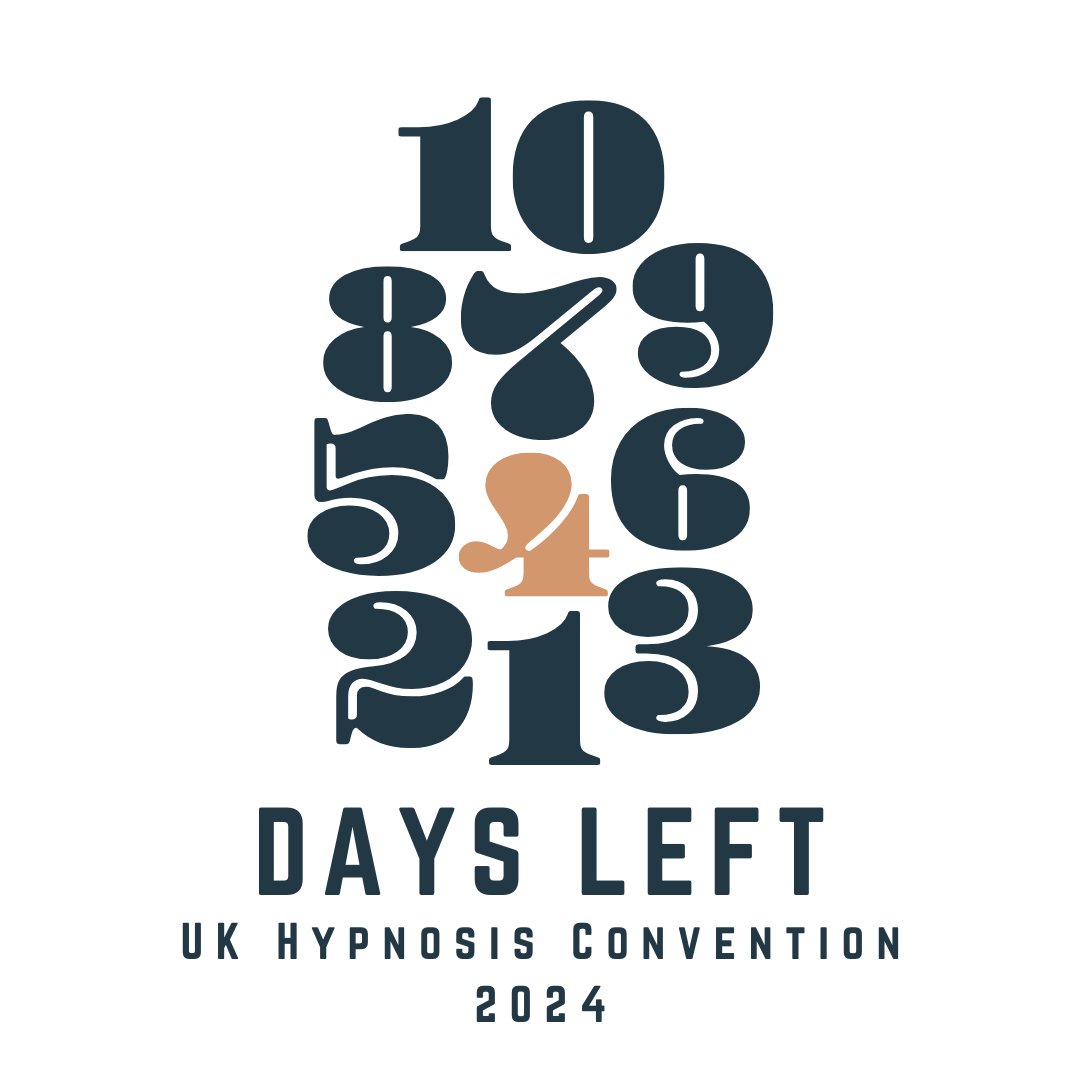 Just 4 days to go until the 2024 UK Hypnosis Convention...  See you in London!  

#hypnosis #hypnotherapy #hypnotherapist #ukhypnosisconvention #hypnotist #SelfHypnosis