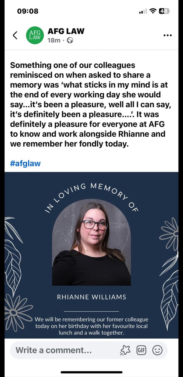 This is so nice the respect from her former work friends thank you so much 💜💜💜