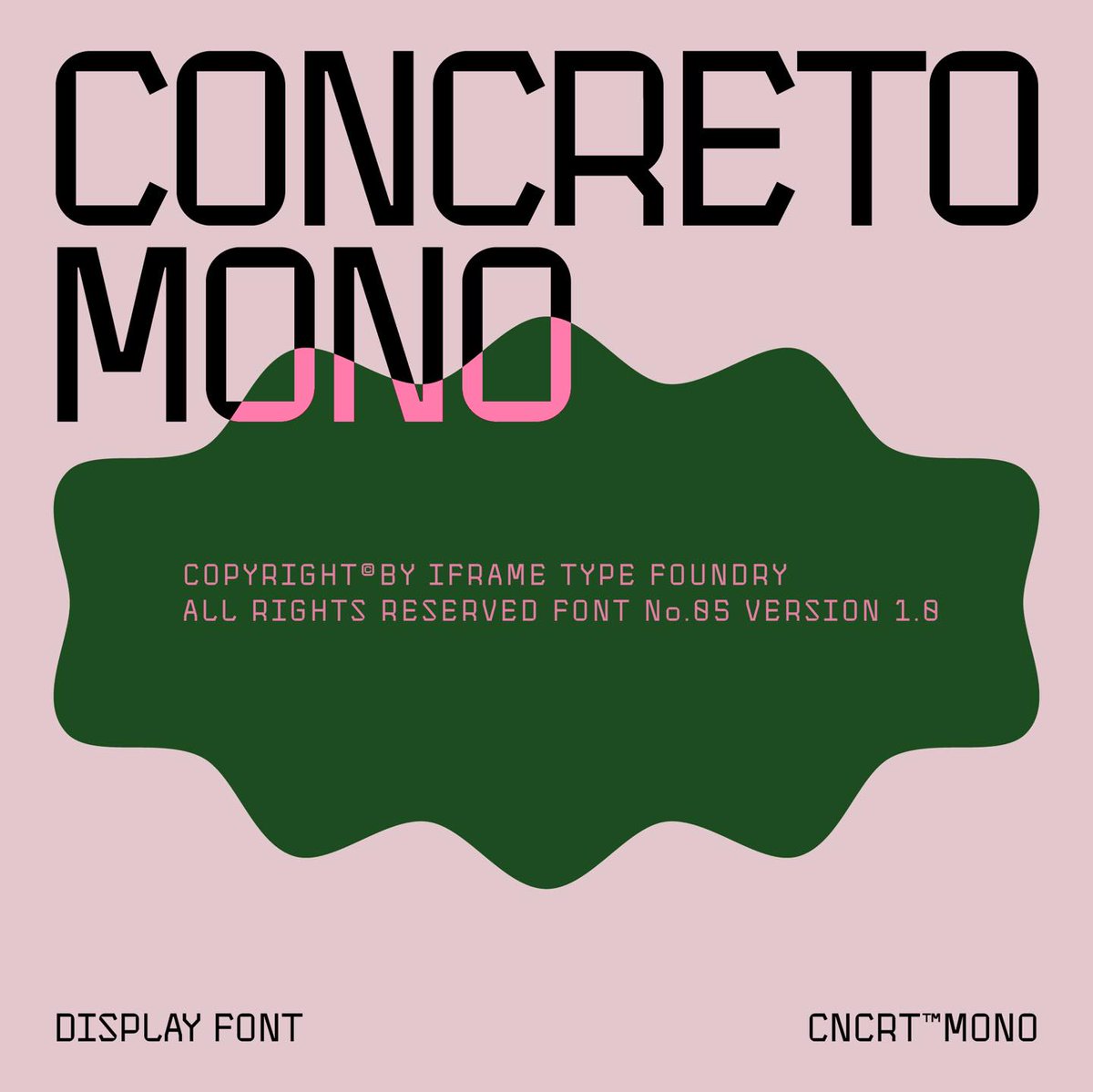 iframefonts's tweet photo. Concreto Mono is a monospaced san serif, built in regular style. Try for free:https://t.co/hsA7cnn8XA

#iframefonts #free #font #download https://t.co/HU7b7ivQ3n