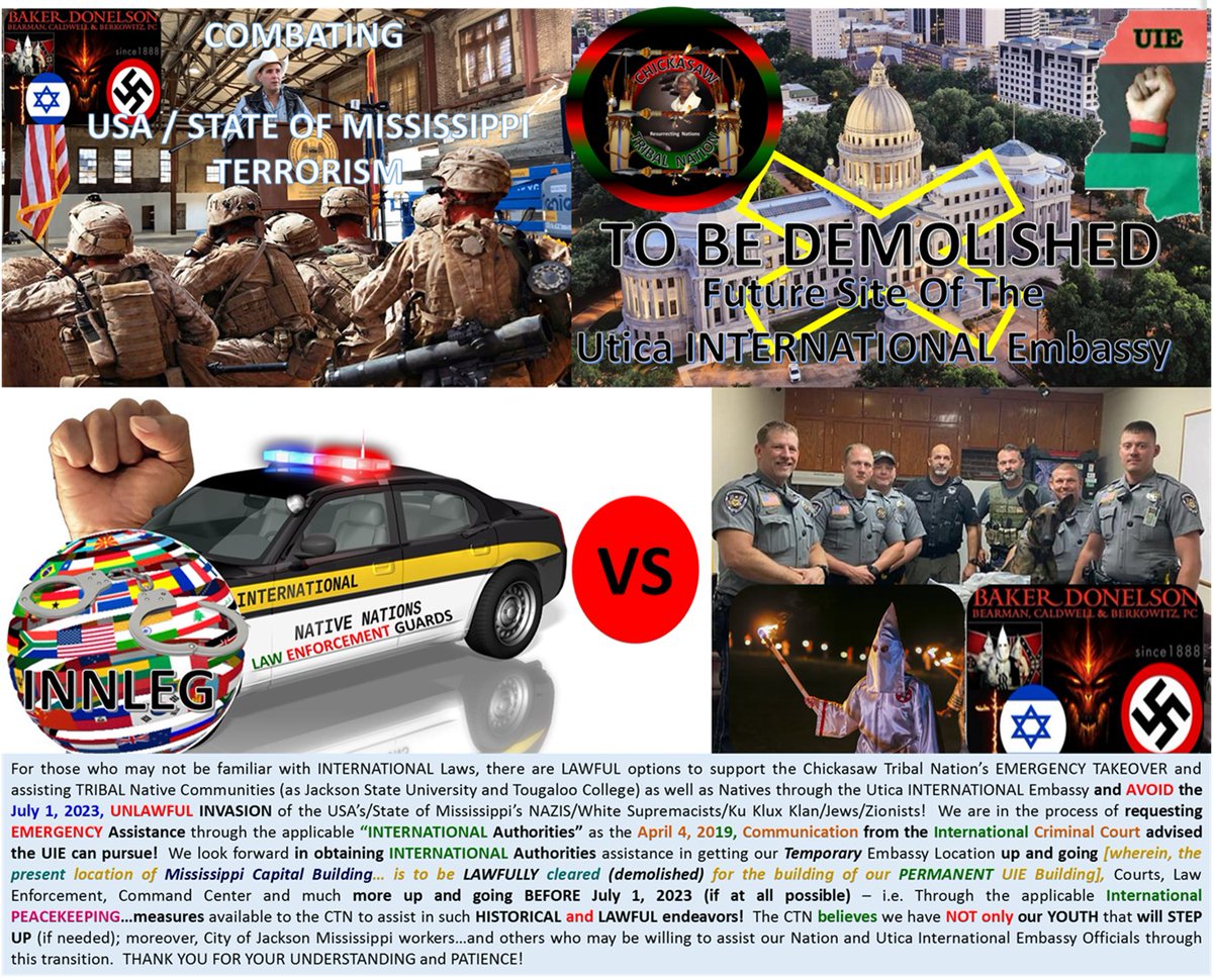 IntlUtica's tweet image. @khamenei_ir @Palestine_UN #FAMU @uieUN @POTUS @VP @GoJSUTigersFB @CityOfJxnMS @UIEWORLD_News @uie_USACongress @UIE_List @usaWarCrimesEnforcer @UNSecurityCouncil

☻🗣️Activating MULTINational Coalitions✊✅
bringingglobalawareness.website/10-09-2010-sup…

bringingglobalawareness.website/legal-corner/1…

ask.un.org/faq/177134#:~:…