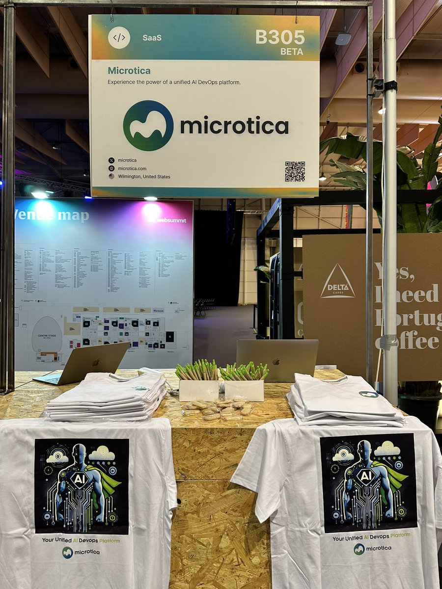 mmarulka's tweet photo. @microtica at #WebSummit 🙌 Come and experience the power of a unified DevOps platform ✨ https://t.co/V67nwY3Sj4