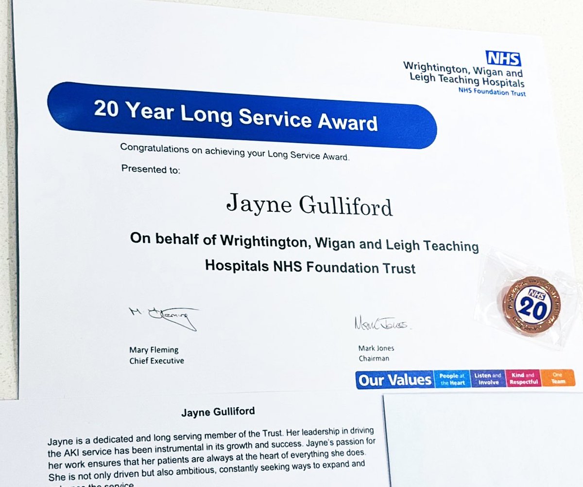 Jayne Gulliford (@janieg13) on Twitter photo In my head the maths doesnโt quite work out, as I still firmly believe I am only 25years old ๐ณMaybe notโฆ ๐คฃ
23 years <a href="/WWLNHS/">WWL NHS</a> if we count the student years. I will continue to push for the very best kidney care for my โhome townโ patients and beyond โค๏ธ #20yearsservice #NHS In my head the maths doesnโt quite work out, as I still firmly believe I am only 25years old ๐ณMaybe notโฆ ๐คฃ
23 years <a href="/WWLNHS/">WWL NHS</a> if we count the student years. I will continue to push for the very best kidney care for my โhome townโ patients and beyond โค๏ธ #20yearsservice #NHS