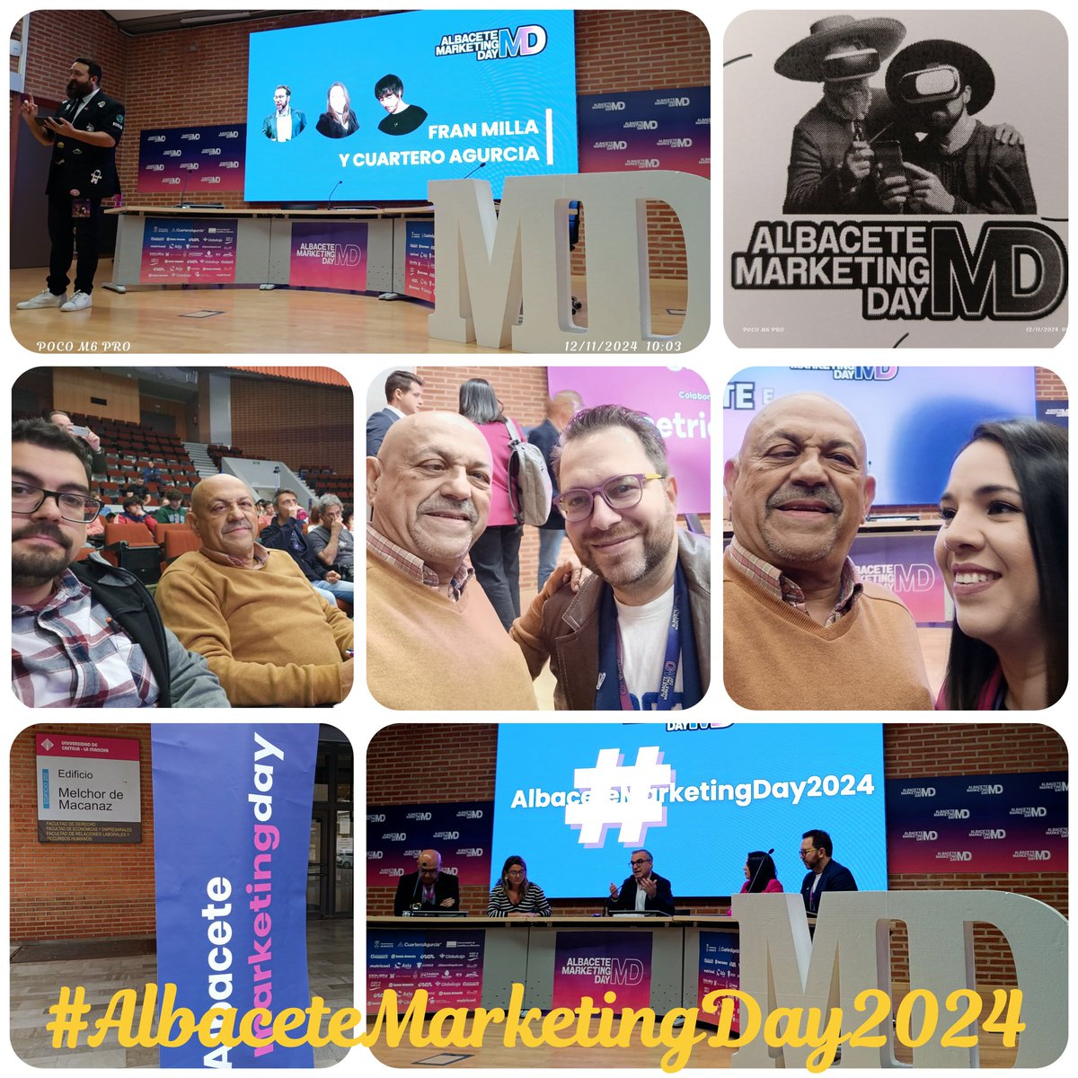 Un año más empezamos el #AlbaceteMarketingDay2024 -y es la 6ª edición- con + de 450 inscripciones y organizado por <a href="/franmilla/">Fran Milla</a>, <a href="/albertoab/">Alberto M.Cuartero</a> y <a href="/bethsmagurcia/">Liss Reyes Agurcia | Marketing y RSE</a> de <a href="/CuarteroAgurcia/">CuarteroAgurcia</a> y <a href="/CA_academia/">Academia CuarteroAgurcia</a>.
El #AlbaceteMarketingDay ya es todo un referente en la <a href="/uclm_es/">Universidad de Castilla-La Mancha</a> y en el #MarketingDigital