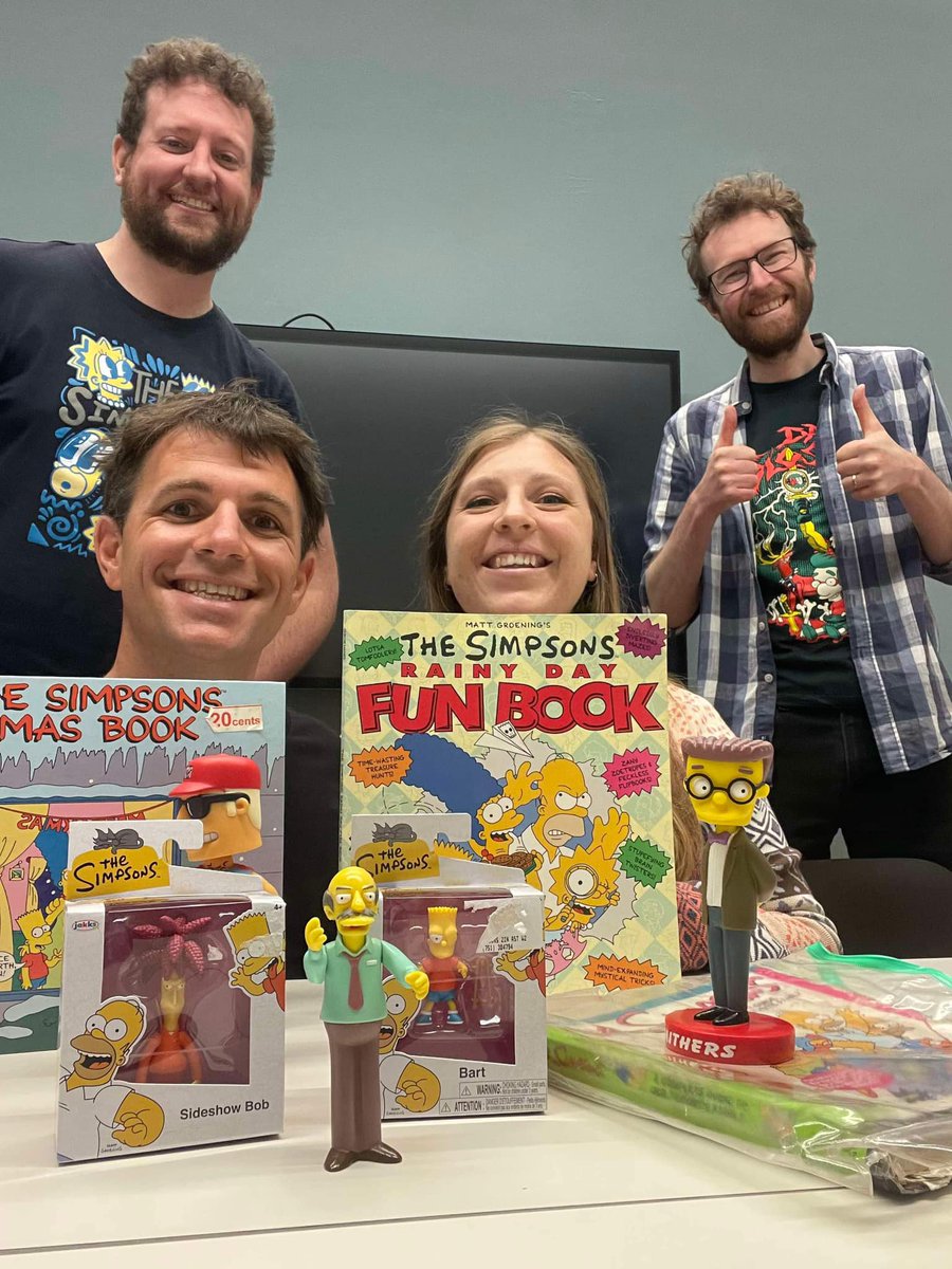 Murph's Tavern (@murphstavernpod) on Twitter photo New episode!
This week <a href="/MurphyMcLachlan/">Murphy McLachlan</a> talks about Simpsons collectibles with Lucy Caruana, Rob Caruana, and <a href="/MikeIrvo/">Michael Irving</a> from <a href="/CollectSimpsons/">Worst. Simpsons Collection. Ever.</a> New episode!
This week <a href="/MurphyMcLachlan/">Murphy McLachlan</a> talks about Simpsons collectibles with Lucy Caruana, Rob Caruana, and <a href="/MikeIrvo/">Michael Irving</a> from <a href="/CollectSimpsons/">Worst. Simpsons Collection. Ever.</a>