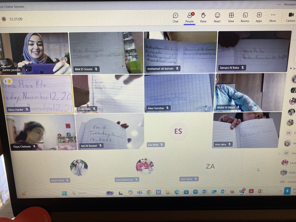 Darin Yassin (@darineyassine) on Twitter photo During the circle time, we learn how to write our full names&the date between lines following right directionality #OnlineLearning #modeledWriting #days #months #writingSkills #selfManagementSkills #Calendar #Spelling #Grade1 <a href="/Hhhsinfo/">Houssam Hariri HS</a> <a href="/HalaAlKotob/">Hala Al Kotob</a> <a href="/TawilNoor/">Noor Taweel</a> <a href="/dina_jradi/">Dina Jradi</a> <a href="/sashgh/">Sasha Ghosn</a> During the circle time, we learn how to write our full names&the date between lines following right directionality #OnlineLearning #modeledWriting #days #months #writingSkills #selfManagementSkills #Calendar #Spelling #Grade1 <a href="/Hhhsinfo/">Houssam Hariri HS</a> <a href="/HalaAlKotob/">Hala Al Kotob</a> <a href="/TawilNoor/">Noor Taweel</a> <a href="/dina_jradi/">Dina Jradi</a> <a href="/sashgh/">Sasha Ghosn</a>