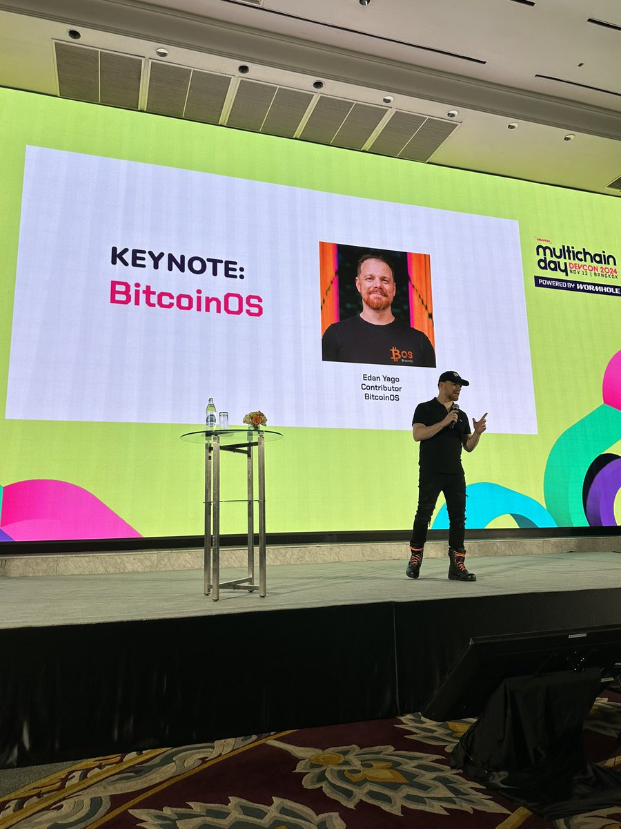 rom1_pellerin's tweet image. Inspiring talk from @EdanYago at #Devcon24 event, to summarize ZKP connects Bitcoin to the rest of the world.

To me the main challenge is building recursive proofs of consensus for all ledgers &amp;amp; offchain services, and their aggregations. 

Lot of provers, verifiers, to run &amp;amp;…