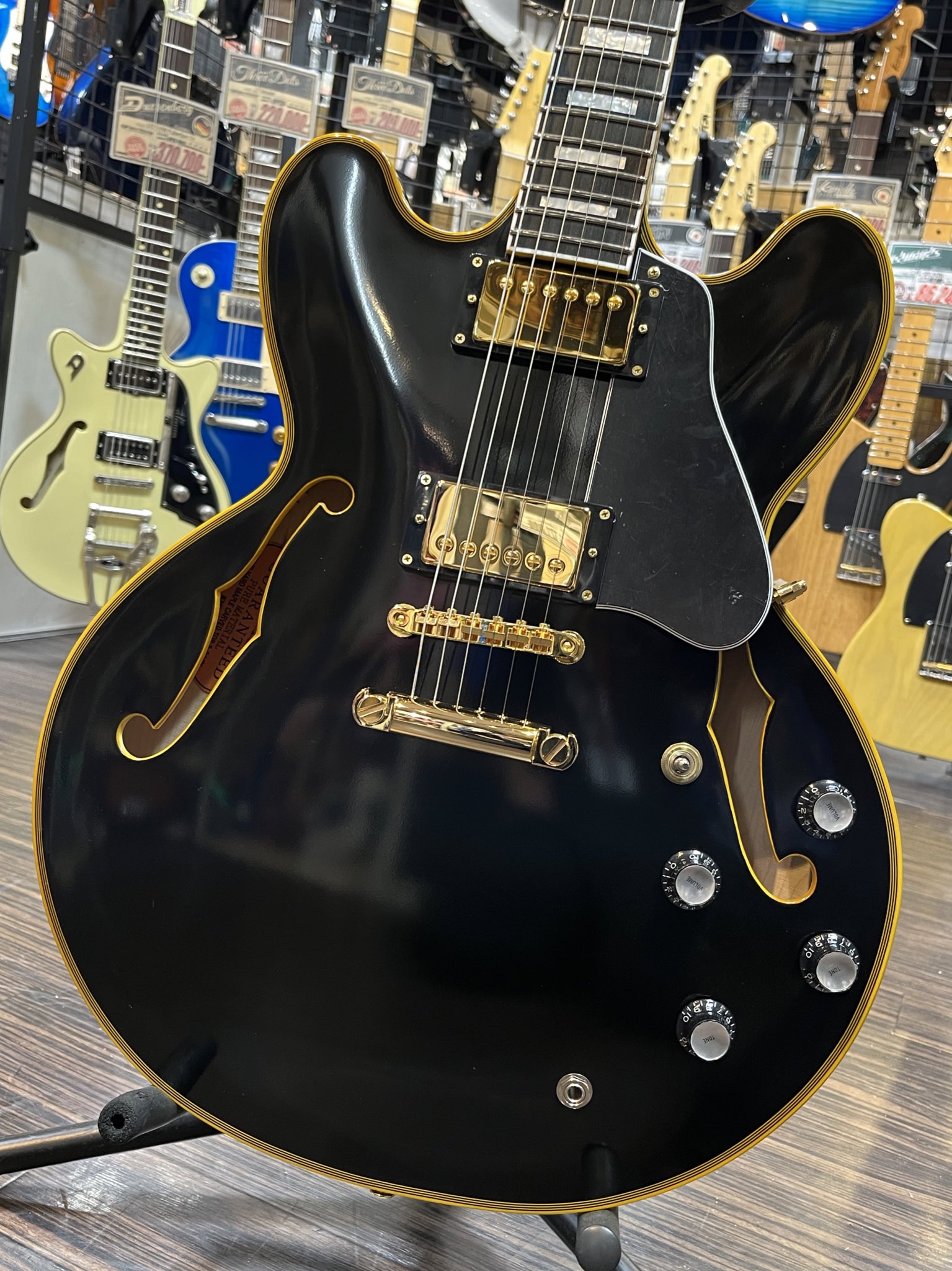 Edwards E-SA-138LTC エドワーズ セミアコ 単板削り出し - メルカリ