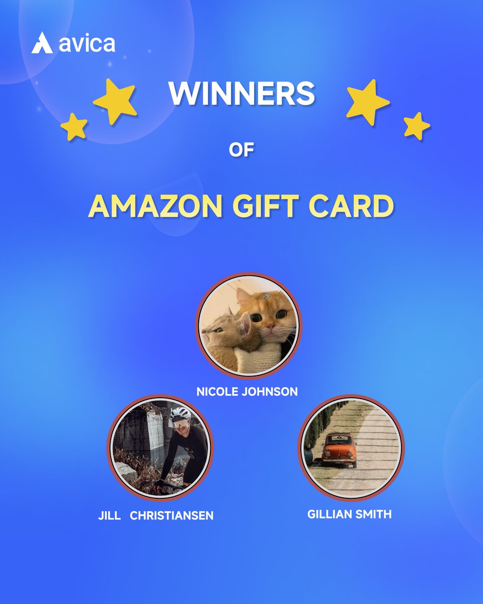 AvicaSoftware's tweet photo. 🎉𝐖𝐢𝐧𝐧𝐞𝐫 𝐀𝐧𝐧𝐨𝐮𝐧𝐜𝐞𝐦𝐞𝐧𝐭!
Thank you to everyone who participated in the giveaway and congratulations to our winners!🥳
If you would like to claim your prize, please DM us to claim your prize by 6:00 PM on November 15th.📆
Stay tuned for our next awesome giveaway! https://t.co/tQnuDzmQvh