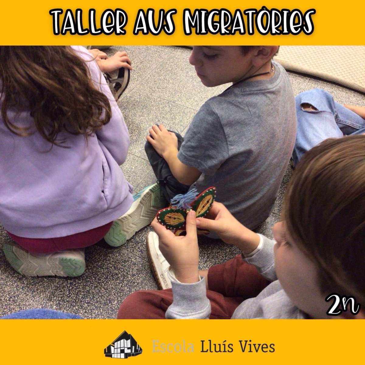 12 de novembre 10:30:

Els de 2n van fer un taller d'aus migratòries. Cada classe feia el mateix taller. Els van explicar coses sobre les aus d'altres països, per exemple, van descobrir com volen. S'ho van passar molt bé.
#primaria #projecte

Publicat per Valeria de 6èA.