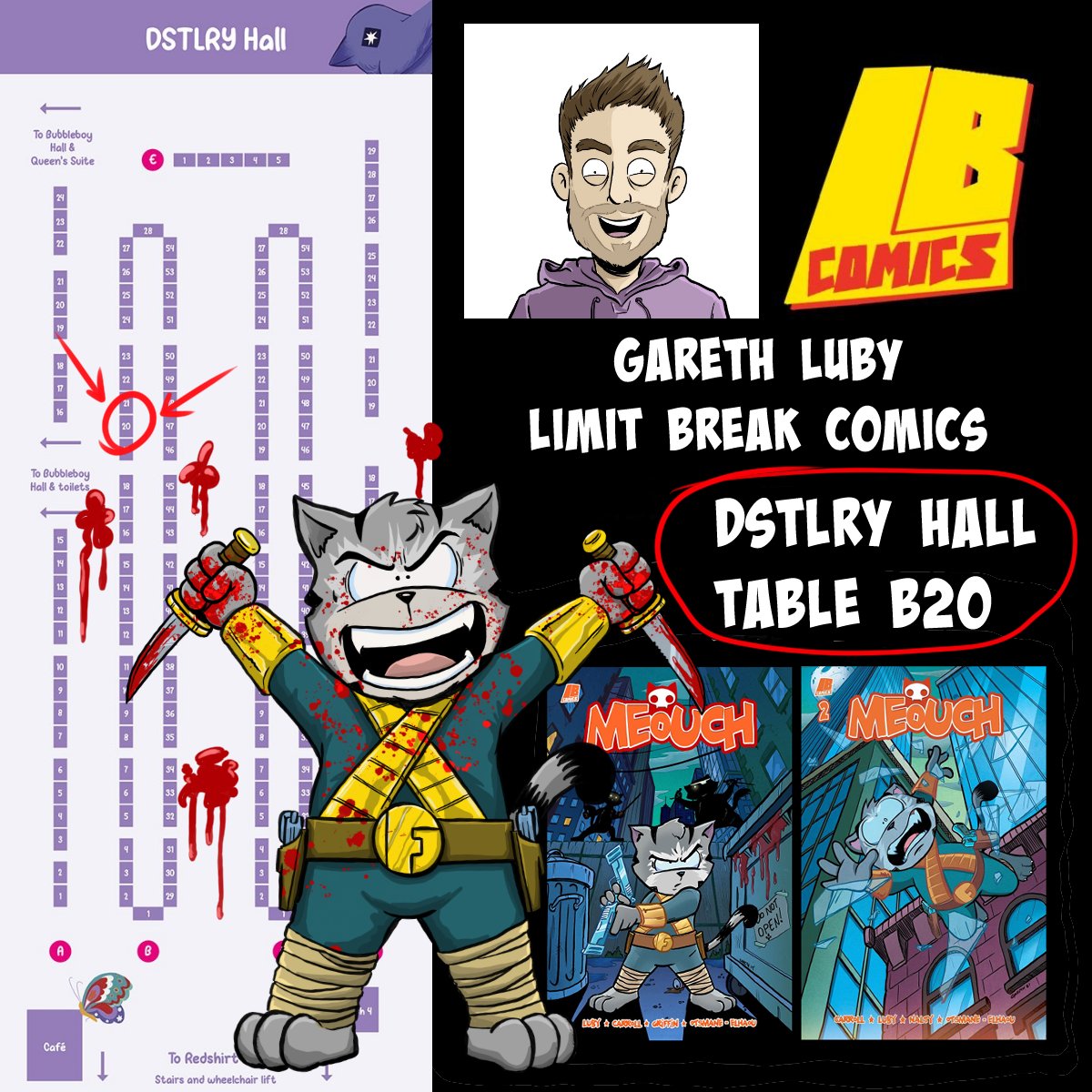garethluby's tweet image. I'm looking forward to @ThoughtBubbleUK this weekend.. forget Christmas, this is the most wonderful time of the year!
Come see me and @writeranonymous in the DSTLRY Hall table B20. @m_gearoid will be joining us for Sunday, so the boys are back in town!
#thoughtbubble #comics