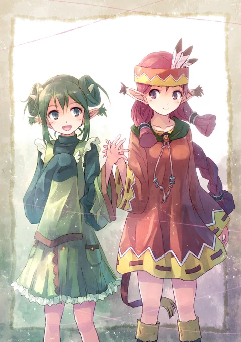 ・ ᗜ ・) リデルとチコ #ぷよぷよ 