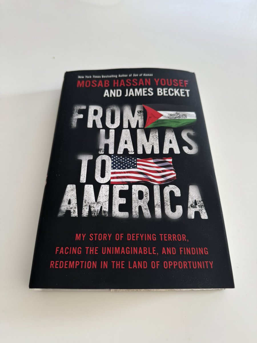 JMesseg's tweet photo. Just got my copy of ‘From Hamas to America’ by the amazing @MosabHasanYOSEF 

Can’t wait for the read 💪🏼

#Mosab #Books https://t.co/osGgxLXtUR