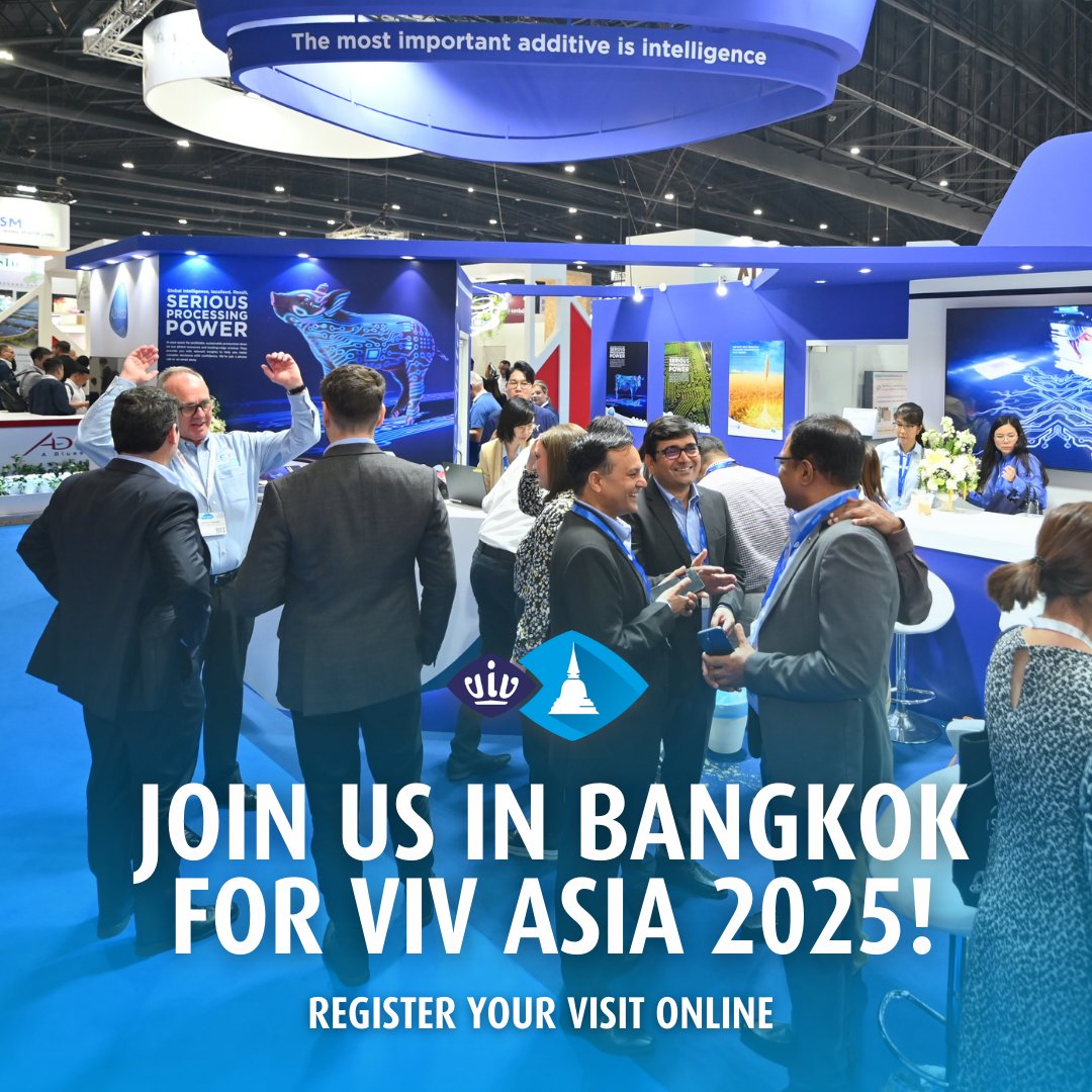 VIVworldwide's tweet photo. Join us in Bangkok for the biggest and most complete feed to food event in Asia!

📅 12-14 March 2025
🎫 Register your visit online: https://t.co/dKeZBcAi8s

#VIVAsia #VIVWorldwide #FeedToFood #Bangkok #Asia #AnimalProduction #Conference #Tradeshow https://t.co/b5mjTNtUhS