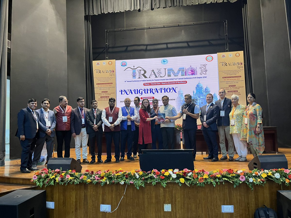 Honored to have the opportunity to present <a href="/traumaindia/">ISTAC</a> Trauma 2024 <a href="/kgmu_medical/">KING GEORGE MEDICAL UNIVERSITY, LUCKNOW, UP, INDIA</a> —so many exciting developments in Indian trauma care! <a href="/SurgEdMD/">Mayur Narayan</a> <a href="/DrJosephSHanna/">Joseph S Hanna</a> <a href="/divvya20k/">Divya Kewalramani, MD</a> <a href="/RWJMS/">Rutgers RWJMedSchool</a> <a href="/rwjsurgery/">Rutgers RWJMS Surgery</a> <a href="/RutgersU/">Rutgers University</a> <a href="/RutgersGlobal/">Rutgers Global</a> <a href="/RutgersGHI/">Rutgers Global Health Institute</a> <a href="/RUglobalsurgery/">RutgersGlobalSurgery</a> <a href="/AmCollSurgeons/">American College of Surgeons</a>
