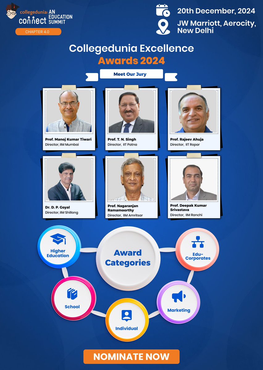 CDconnect2's tweet photo. 📌 Collegedunia Excellence Awards! 🏆

Only 7 days left to submit your nominations across multiple categories! ⌛

Nominate here: https://t.co/37ICgevHMn https://t.co/1r3ZgE6y4f