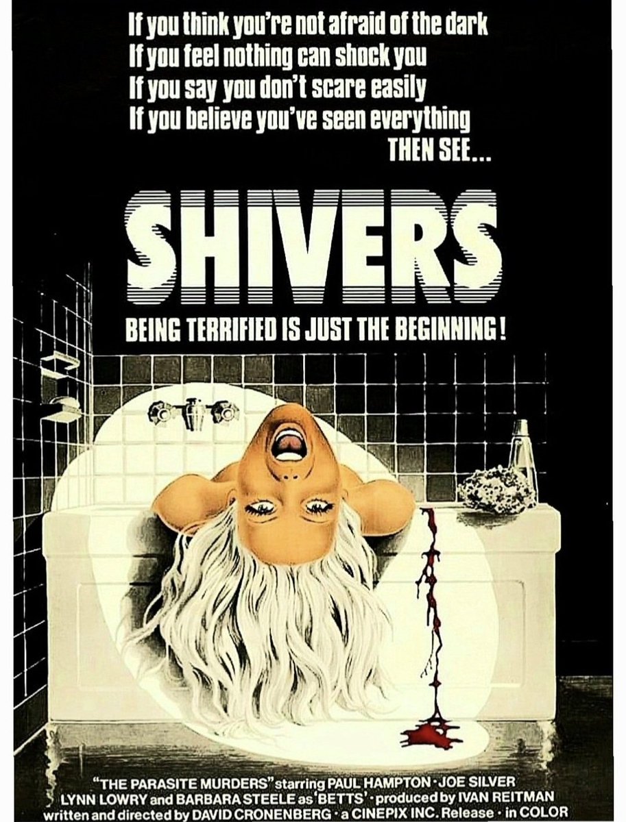 Venereal violence hits Canada with David Cronenberg's unsparingly primal parasite horror. Rough edged and raw, with added Barbara Steele appeal. 1975.
#horrorcommunity #horrorfamily #horrormovie #horrorfilm #horrorfam #classichorror #horroraddict #horrorfan #mutantfam #horror