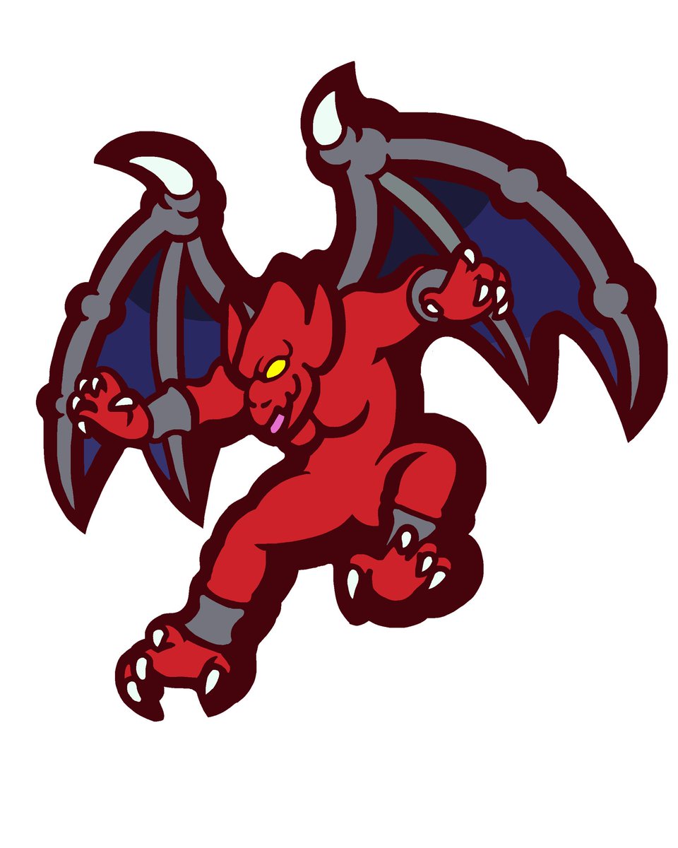 AzureTheCobalt's tweet photo. I finished my Firebrand artwork for the #RedrawMVC3 Collab on Sunday. Pretty proud to do my first social art project online. https://t.co/OfHD5EtnE2