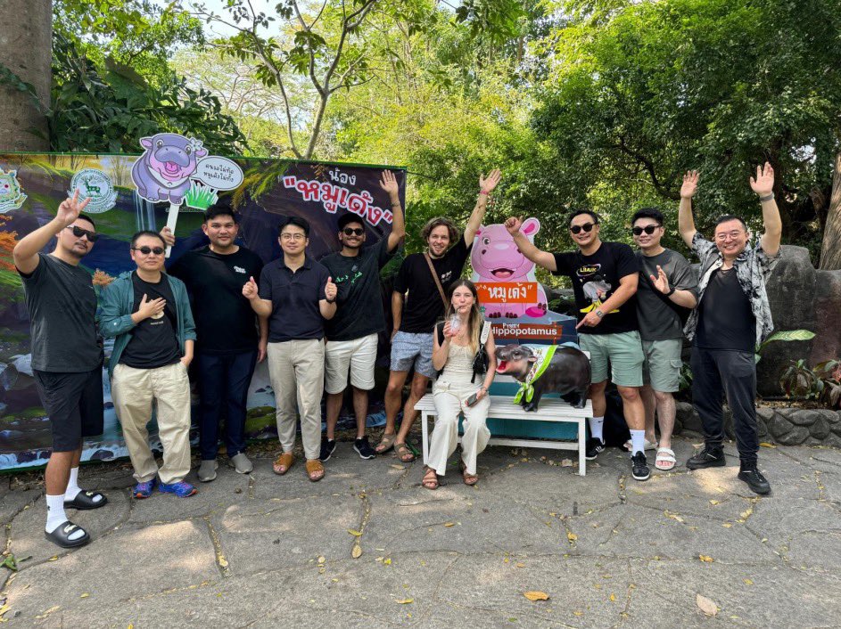What an incredible evening at our Sunset Soiree in Bangkok! 🌅✨ 

From inspiring speeches by industry leaders to networking with top crypto KOLs, it was a night of collaboration and innovation! The stunning sunset views, exciting insights, and an amazing Moodeng Trip made such